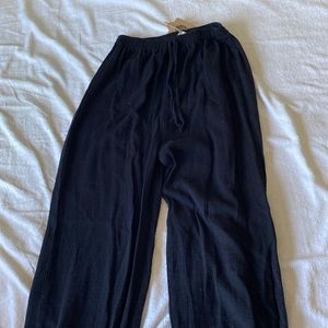 Black Bianca Beach Pants NWT